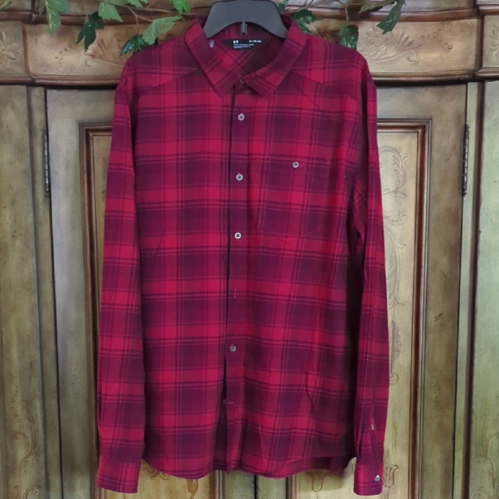 Men's XL Under Armour Plaid Shirt